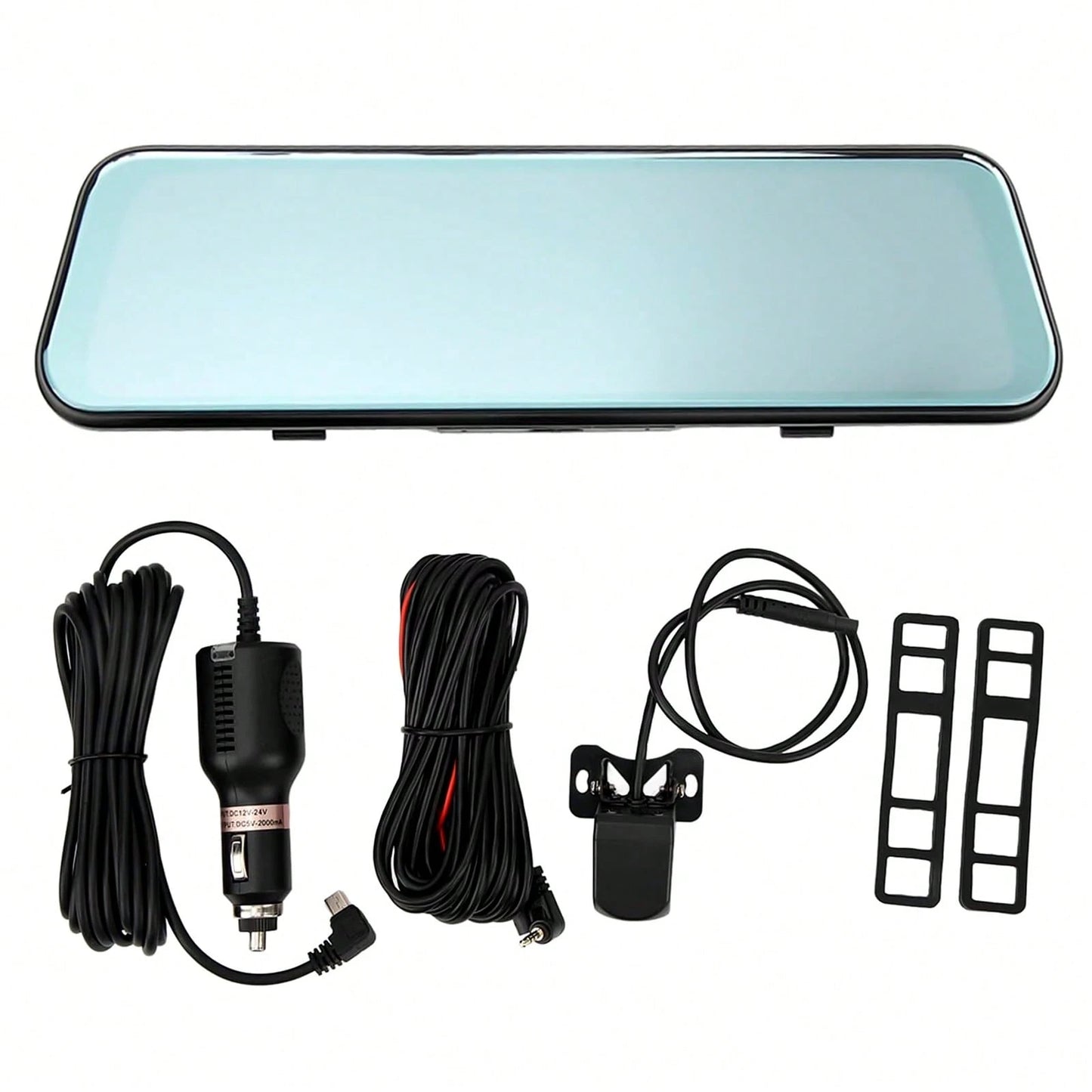 1080P Full HD Front And Rear Dash Cam, Dash Cam For Car, 9.6 Inches IPS Display Supports Loop Recording, Touchscreen Design, Dual Driving Recorder With 32GB SD Card, Features A Touchscreen Design, Wa