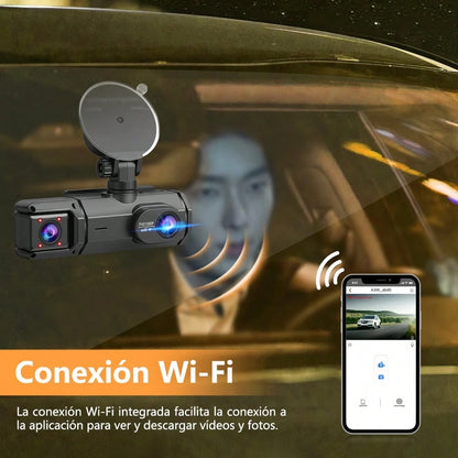 1080P HD Front And Rear Dual-Camera Dash Cam, Equipped With A 2-Inch IPS Screen, 170° Front Wide Angle And 140° Rear Wide Angle, ADAS Driving Assistance, G-Sensor, Loop Recording, Night Vision, 24-Hou