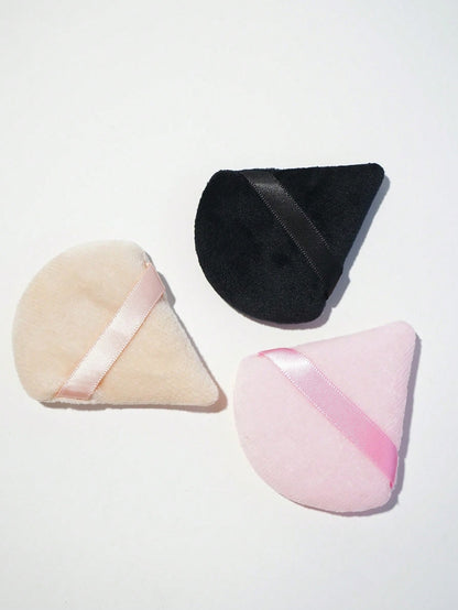 10pcs/3pcs/1pc Triangle Makeup Sponge, Powder Puff, Flat Foundation Sponge, Finger Cushion Puff,Makeup,Cheap,Room Decor,Vanity,Travel,Bedroom,Makeup Accessories,Puff,Makeup Blender,Powder Puff,Makeup
