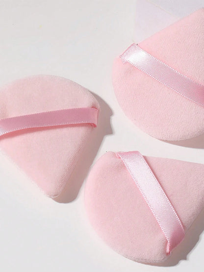 10pcs/3pcs/1pc Triangle Makeup Sponge, Powder Puff, Flat Foundation Sponge, Finger Cushion Puff,Makeup,Cheap,Room Decor,Vanity,Travel,Bedroom,Makeup Accessories,Puff,Makeup Blender,Powder Puff,Makeup