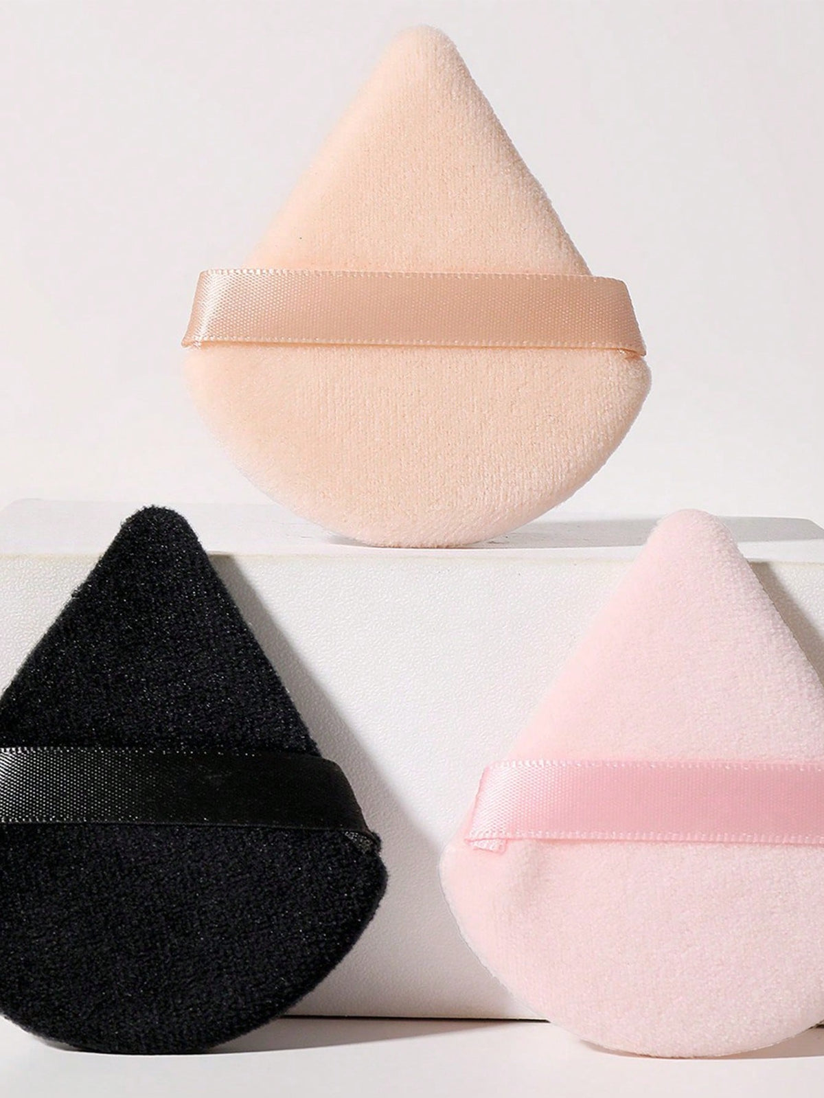 10pcs/3pcs/1pc Triangle Makeup Sponge, Powder Puff, Flat Foundation Sponge, Finger Cushion Puff,Makeup,Cheap,Room Decor,Vanity,Travel,Bedroom,Makeup Accessories,Puff,Makeup Blender,Powder Puff,Makeup