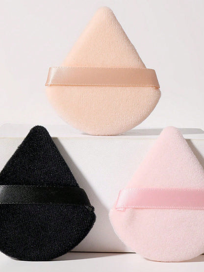 10pcs/3pcs/1pc Triangle Makeup Sponge, Powder Puff, Flat Foundation Sponge, Finger Cushion Puff,Makeup,Cheap,Room Decor,Vanity,Travel,Bedroom,Makeup Accessories,Puff,Makeup Blender,Powder Puff,Makeup
