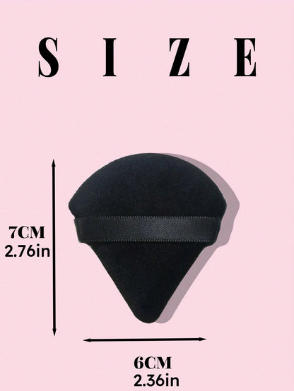 10pcs/3pcs/1pc Triangle Makeup Sponge, Powder Puff, Flat Foundation Sponge, Finger Cushion Puff,Makeup,Cheap,Room Decor,Vanity,Travel,Bedroom,Makeup Accessories,Puff,Makeup Blender,Powder Puff,Makeup