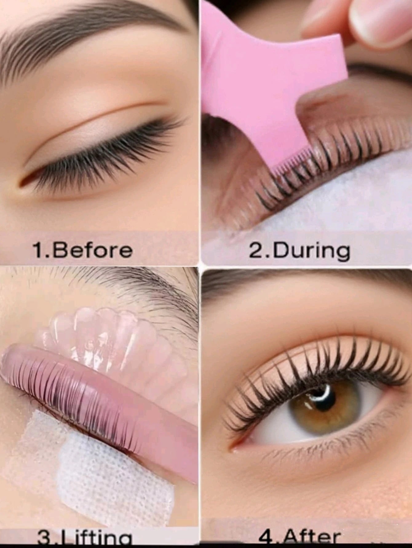 10Pcs 5 Sizes Jelly Lash Lift Pads- Self-Adhesive Silicone C-Curl Shields, Glue-Free Eyelash Lifting Tool For Home & Salon DIY Lash Perming,Cheap,Stocking Stuffers,Makeup,Makeup Tools,Cheap Stuff,Gif
