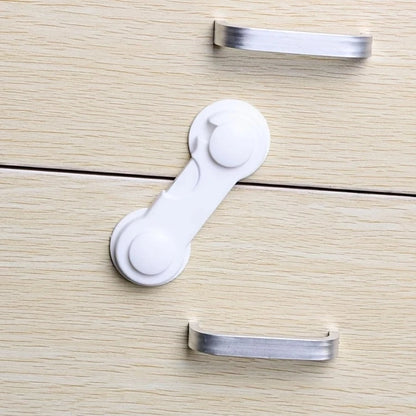 10pcs/5pcs/1pc Baby Locks, Plastic Cabinet Locks, Easy Installation For Cabinets, Drawers, Refrigerators, With Pinch Protection, 3.74" X 1.41", Essential For Babies, Great Newborn Gift