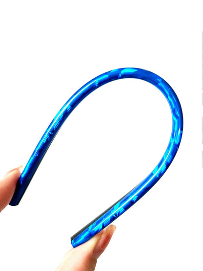 10pcs Blue PVC Car Air Outlet Strip