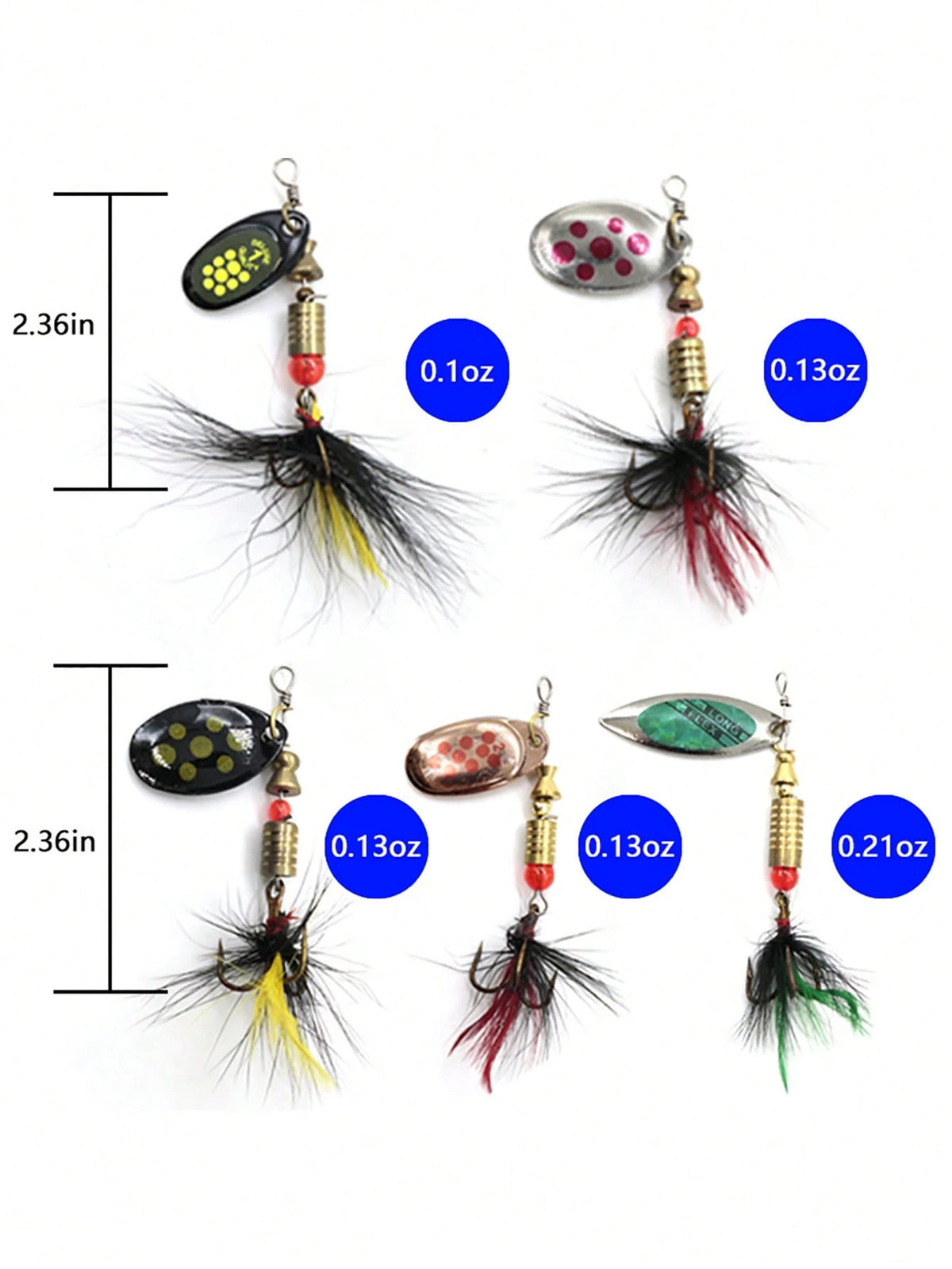 10pcs Iron Fishing Lures For Fishing Enthusiasts