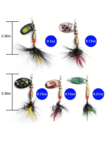 10pcs Iron Fishing Lures For Fishing Enthusiasts