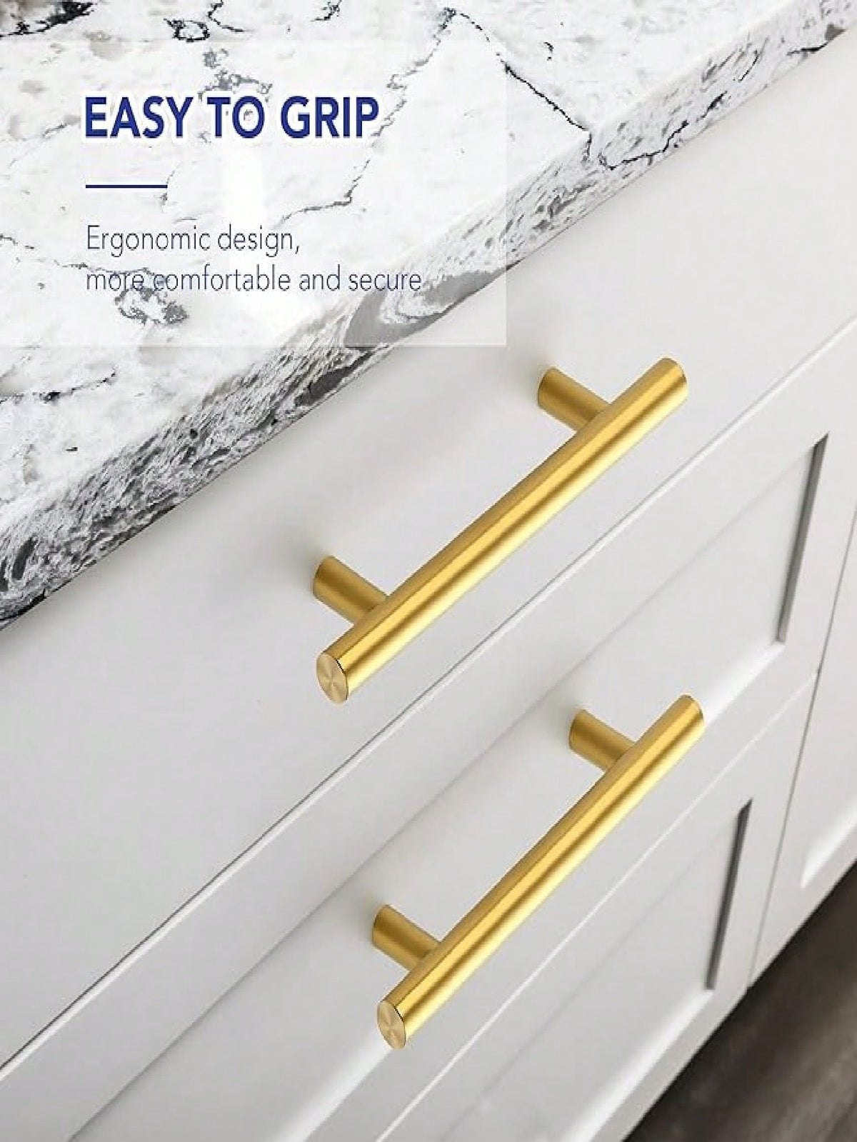 10Pcs Modern Stainless Steel Cabinet Pulls Modern Arch Design Brushed Metal Furniture Drawer Pull Hardware Pulls Bar Handle