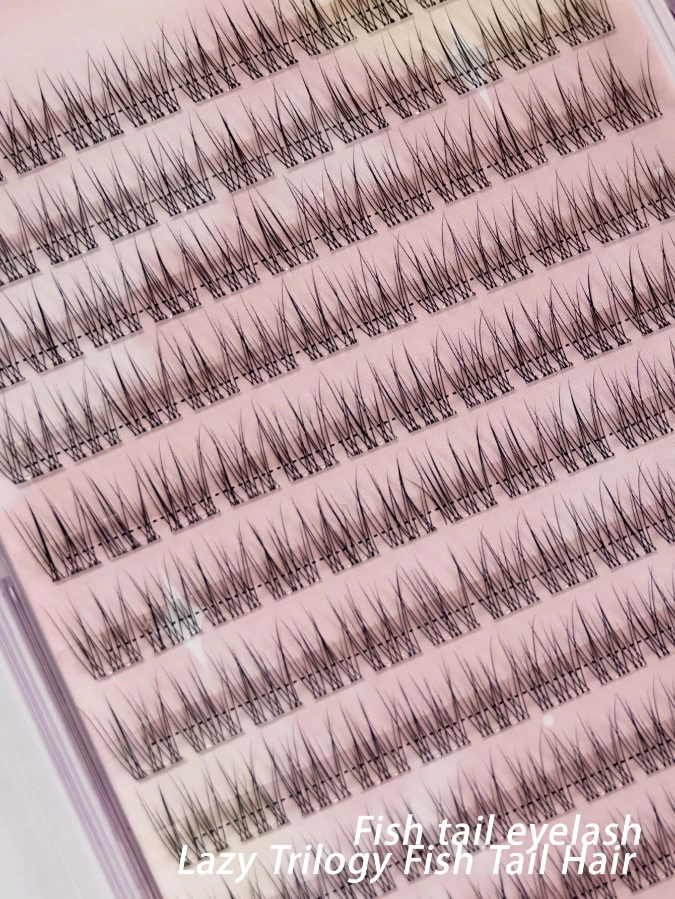 120Clusters Self Adhesive Eyelashes Natural Look Pre Glued Lashes 10-12mm DIY Eyelash Extension Set With Tweezers Wear No Glue Needed Eyelash Suitable For Daily Use Japanese & Korean Makeup Toolslash