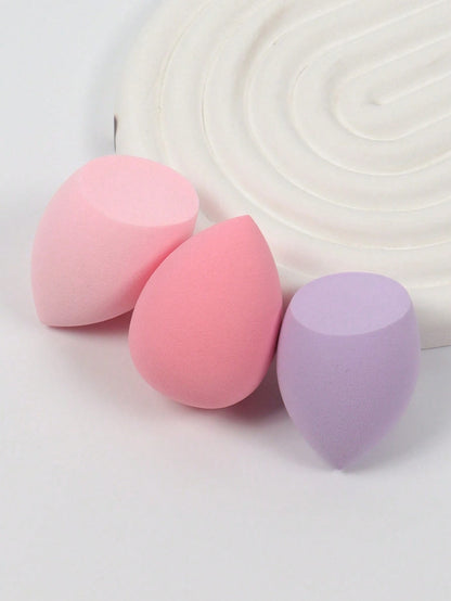 12pcs Medium Makeup Sponge Puff, Mixed Beauty Makeup Sponge For Liquid, Cream, Powder, Multi Color Cosmetics Sponge. Latex-Free, Dual-Use Wet Or Dry Foundation Blending Cream, Suitable For All Skin Ty