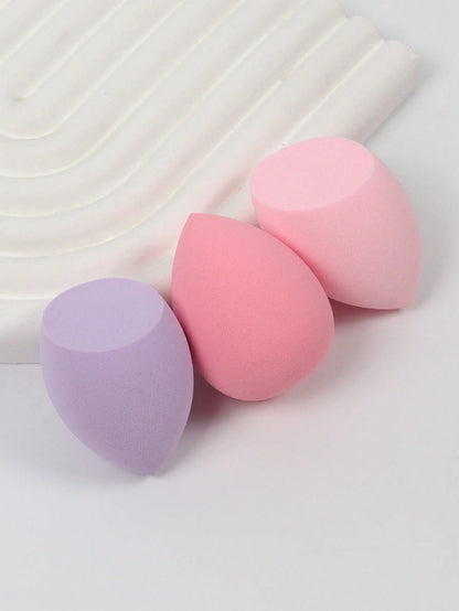 12pcs Medium Makeup Sponge Puff, Mixed Beauty Makeup Sponge For Liquid, Cream, Powder, Multi Color Cosmetics Sponge. Latex-Free, Dual-Use Wet Or Dry Foundation Blending Cream, Suitable For All Skin Ty