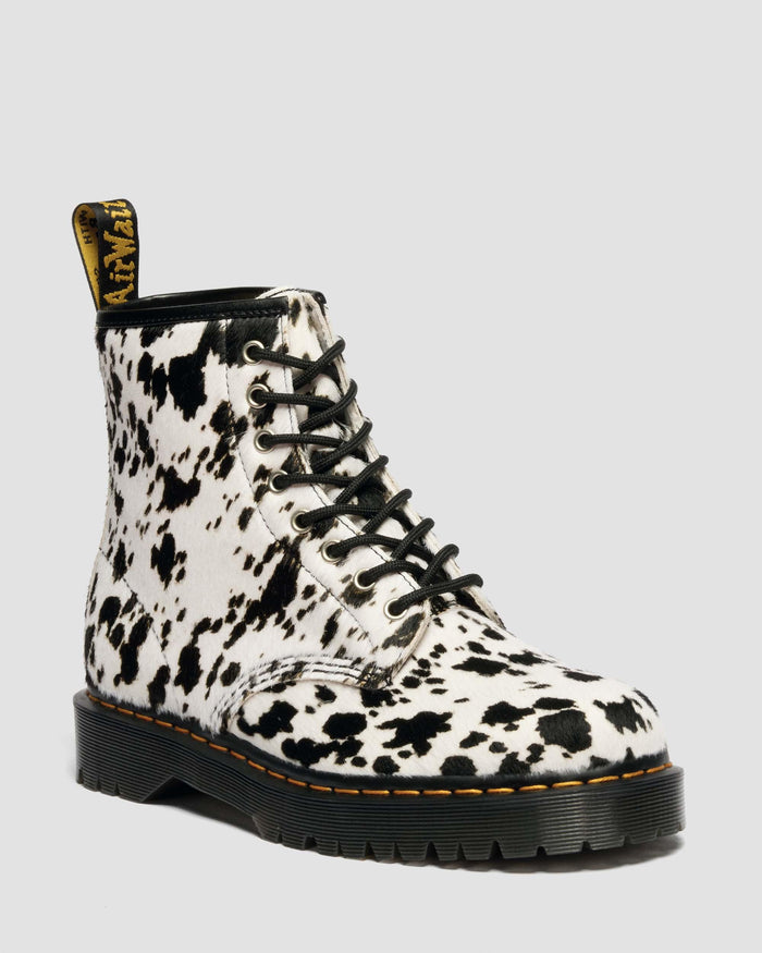 1460 Bex Dalmatian Hair On Leather Boots