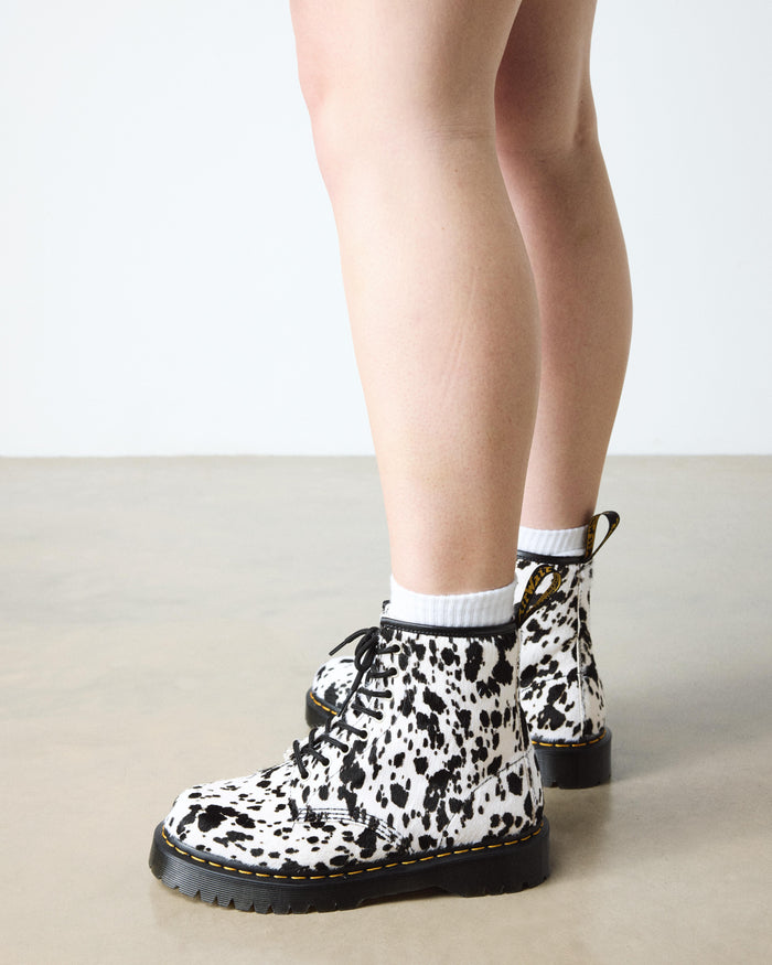 1460 Bex Dalmatian Hair On Leather Boots