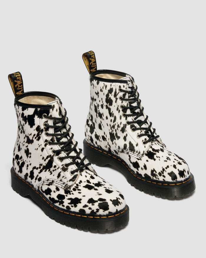 1460 Bex Dalmatian Hair On Leather Boots