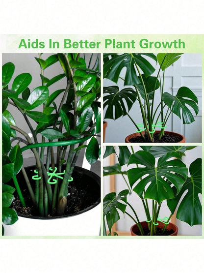16/8/4/1pc Plant Support Clips, Plant Support Fasteners, Sturdy Stem Clips, Suitable For Climbing Plants