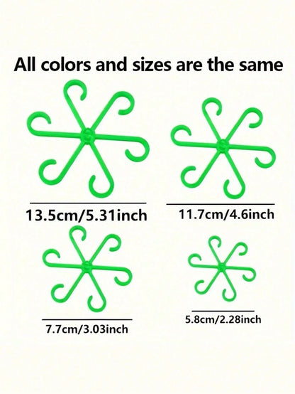 16/8/4/1pc Plant Support Clips, Plant Support Fasteners, Sturdy Stem Clips, Suitable For Climbing Plants