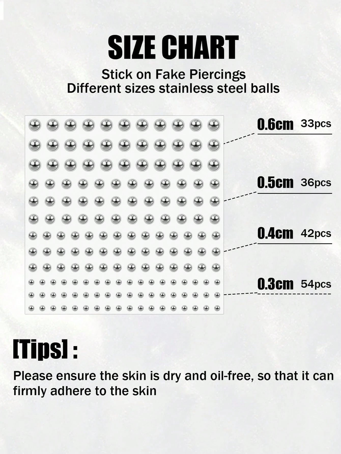 1650/825/165/1pc 3-6mm Silver Plated Acrylic Fake Nose Ring Ear Stud Sticker Fake Eyebrow Lip Ring Non-Pierced Body Jewelry Face Sticker