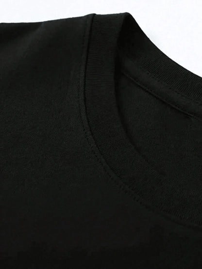 (180g 100 Percent Cotton T-Shirt) Men's T-Shirt Men's Casual Comfortable,Y2K Fashionable T-Shirt, Funny T Shirt,Great Daily Outdoor Wear.