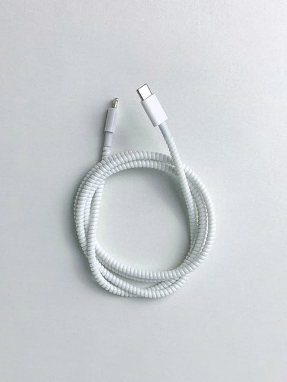 1pc 1.4m TPU Data Cable Protective Cover Cable Protector, Charger Protector