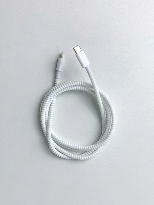 1pc 1.4m TPU Data Cable Protective Cover Cable Protector, Charger Protector