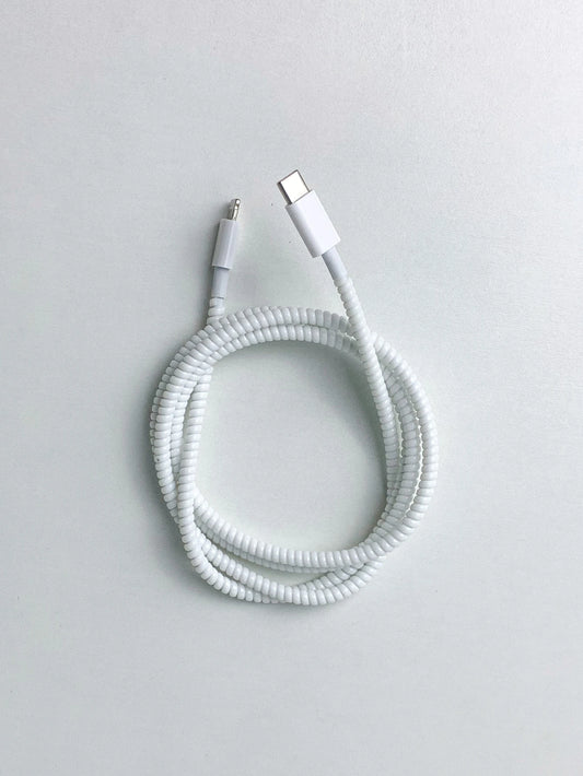 1pc 1.4m TPU Data Cable Protective Cover Cable Protector, Charger Protector
