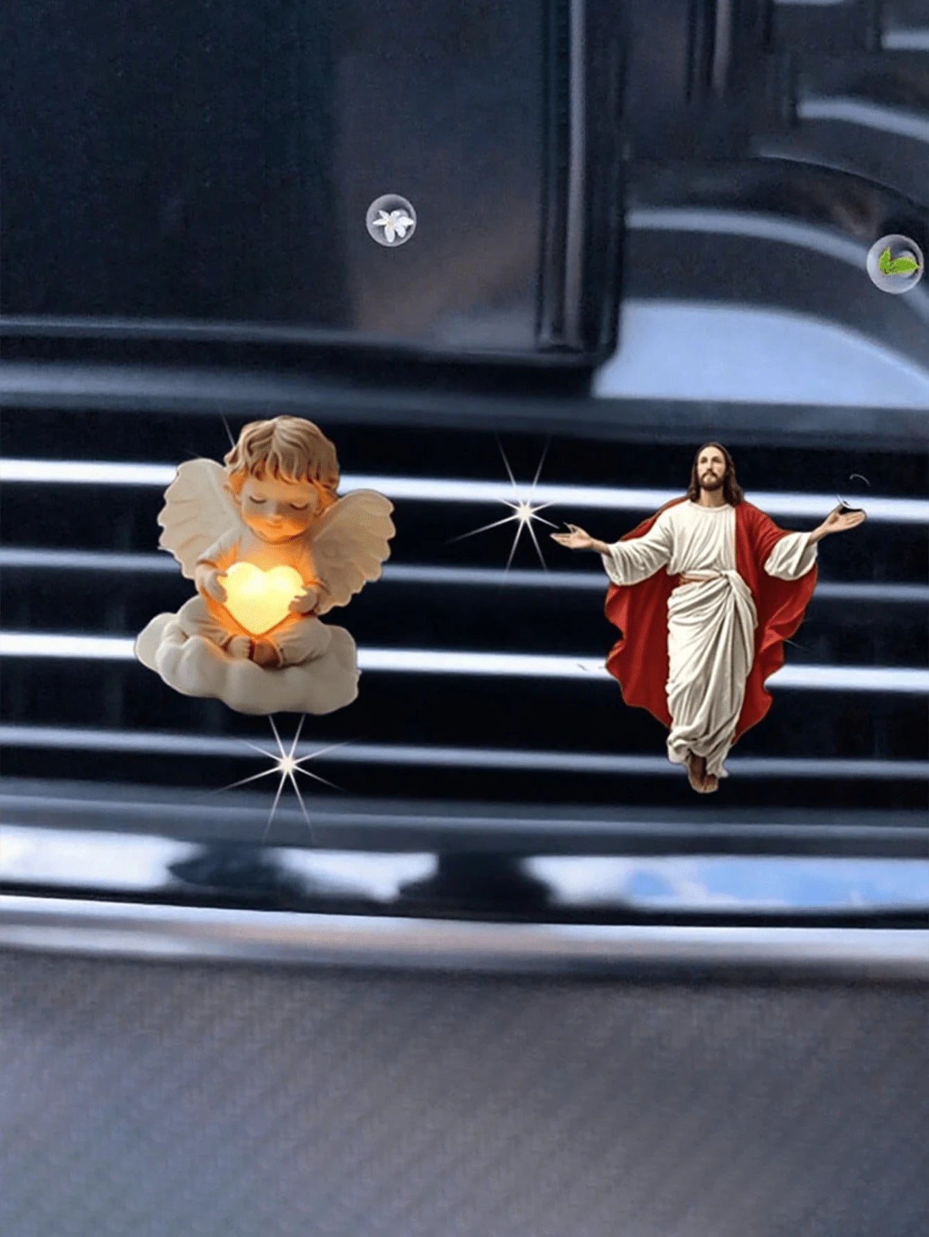 1pc/2pcs/1set/2set God Angel Air Vent Clips, Car Air Vent Decor, Women Car Accessories,Cute Acrylic Car Air Outlet Decoration, Aromatherapy Clip, Car Accessories Decoration.