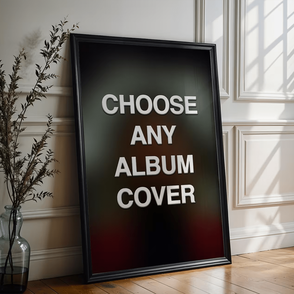 1pc/2pcs/3pcs Customized Music Album Cover Art- Personalized Square Poster, Suitable For Living Room, Bedroom, Office Decor- Unique Gift Idea, Unframed