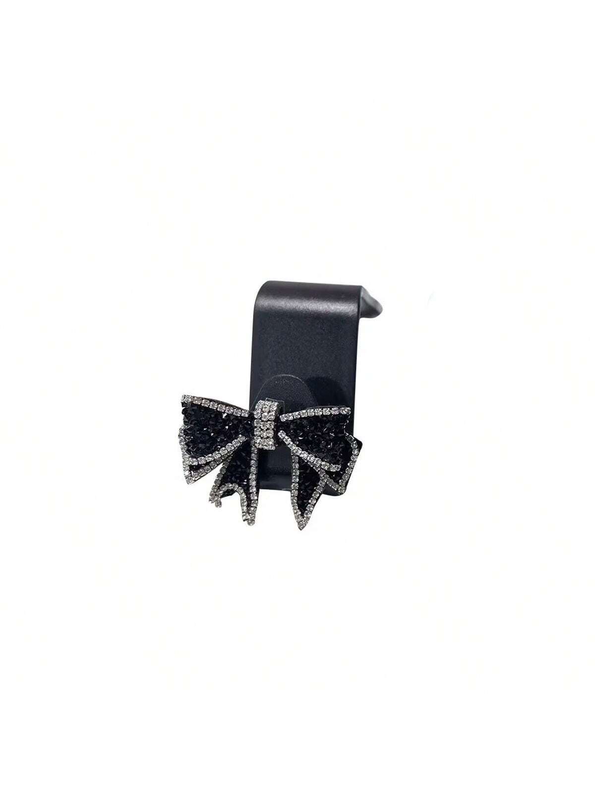 1pc/2pcs Bowknot Car Seat Back Hook Hangers Auto Interior Accessories