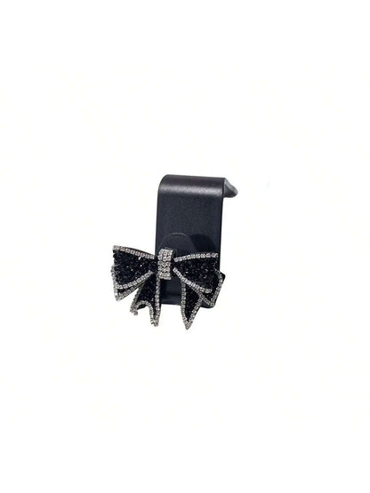 1pc/2pcs Bowknot Car Seat Back Hook Hangers Auto Interior Accessories