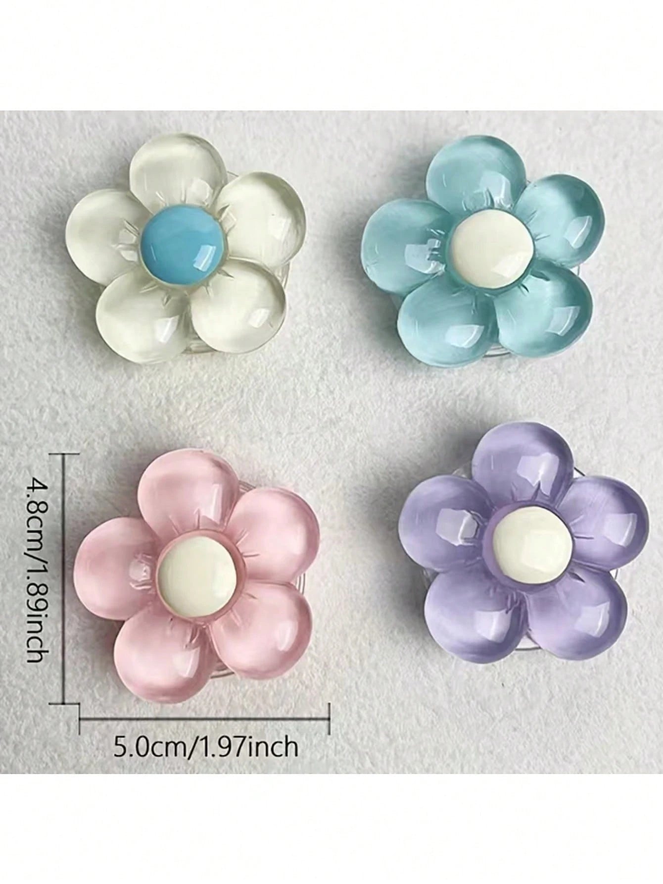 1pc/2pcs Cute Flower Telescopic Creative Phone Air Cushion Stand, Adhesive Foldable Slouchy Desktop Flower Cute Stand, Perfect Phone Gift, Halloween Gift, Christmas Gift, Suitable For IPhone, Android
