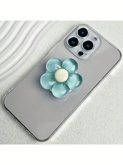 1pc/2pcs Cute Flower Telescopic Creative Phone Air Cushion Stand, Adhesive Foldable Slouchy Desktop Flower Cute Stand, Perfect Phone Gift, Halloween Gift, Christmas Gift, Suitable For IPhone, Android