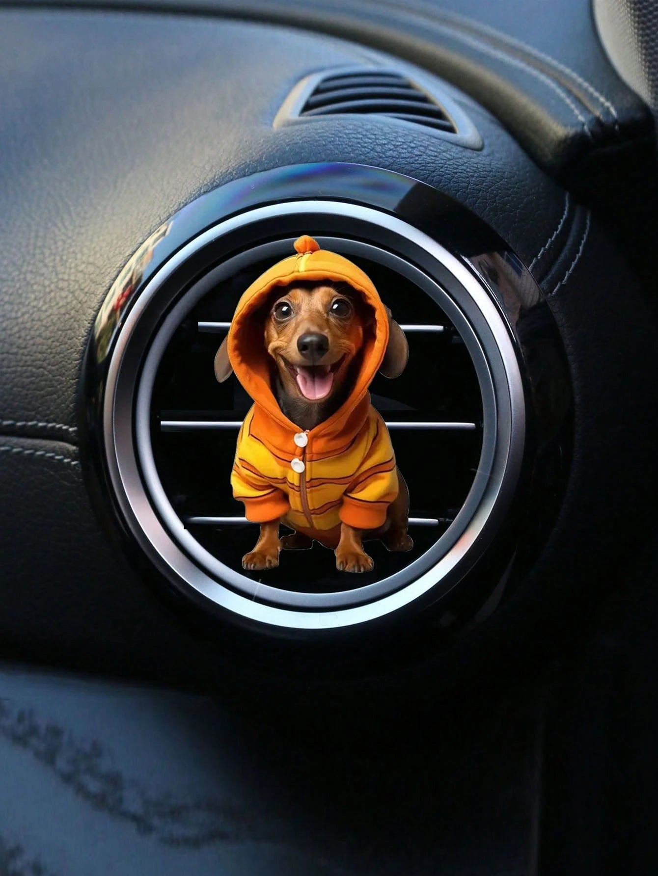 1pc/2pcs Dachshund Themed Car Air Vent Freshener Clip, Pet Animal Car Interior Decoration Accessories