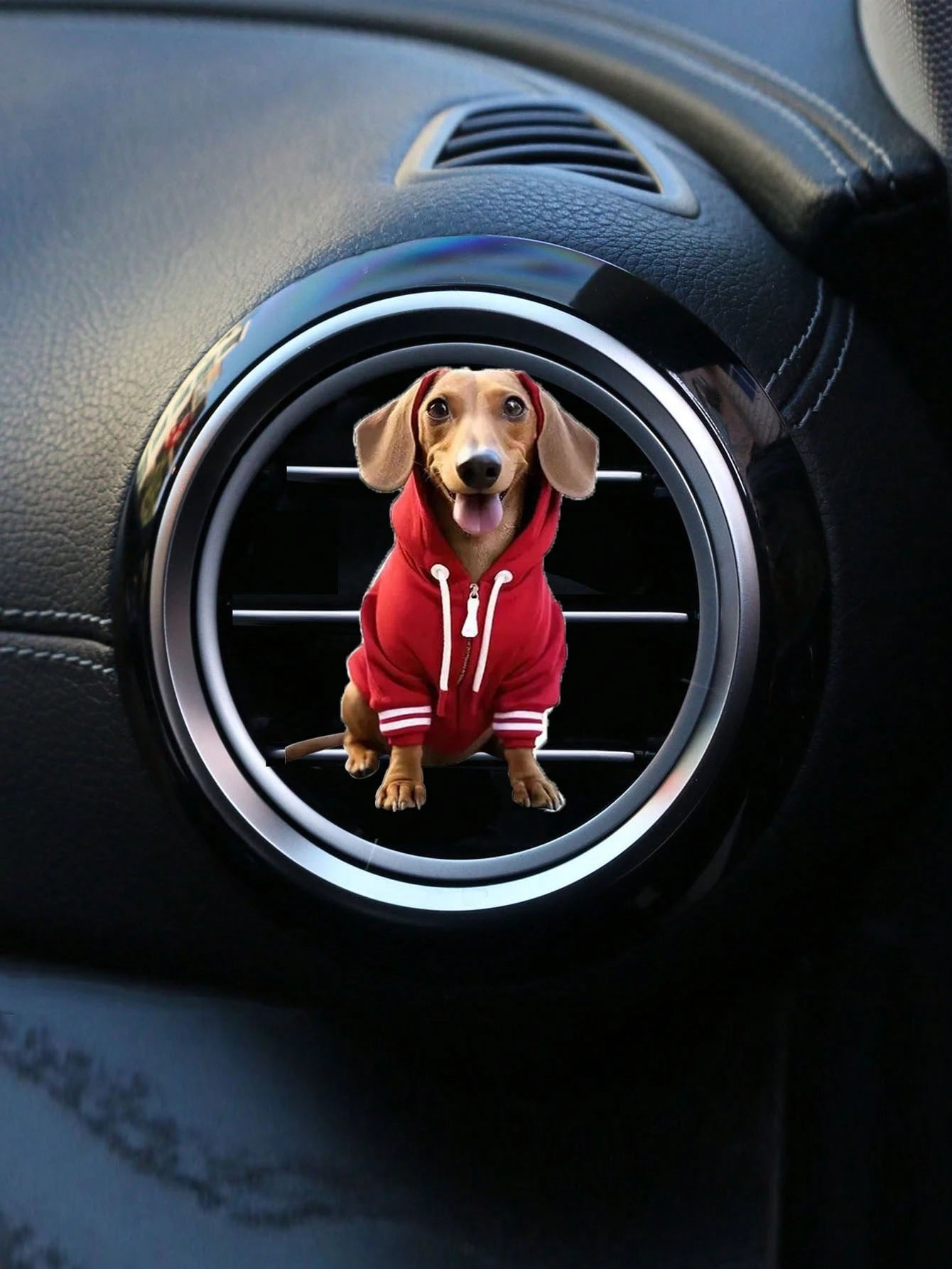 1pc/2pcs Dachshund Themed Car Air Vent Freshener Clip, Pet Animal Car Interior Decoration Accessories