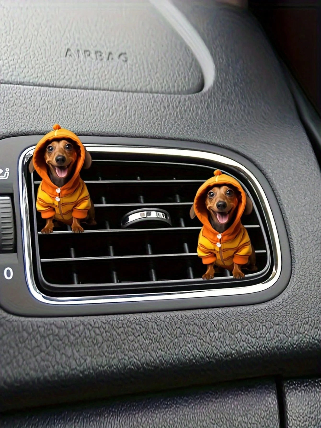 1pc/2pcs Dachshund Themed Car Air Vent Freshener Clip, Pet Animal Car Interior Decoration Accessories