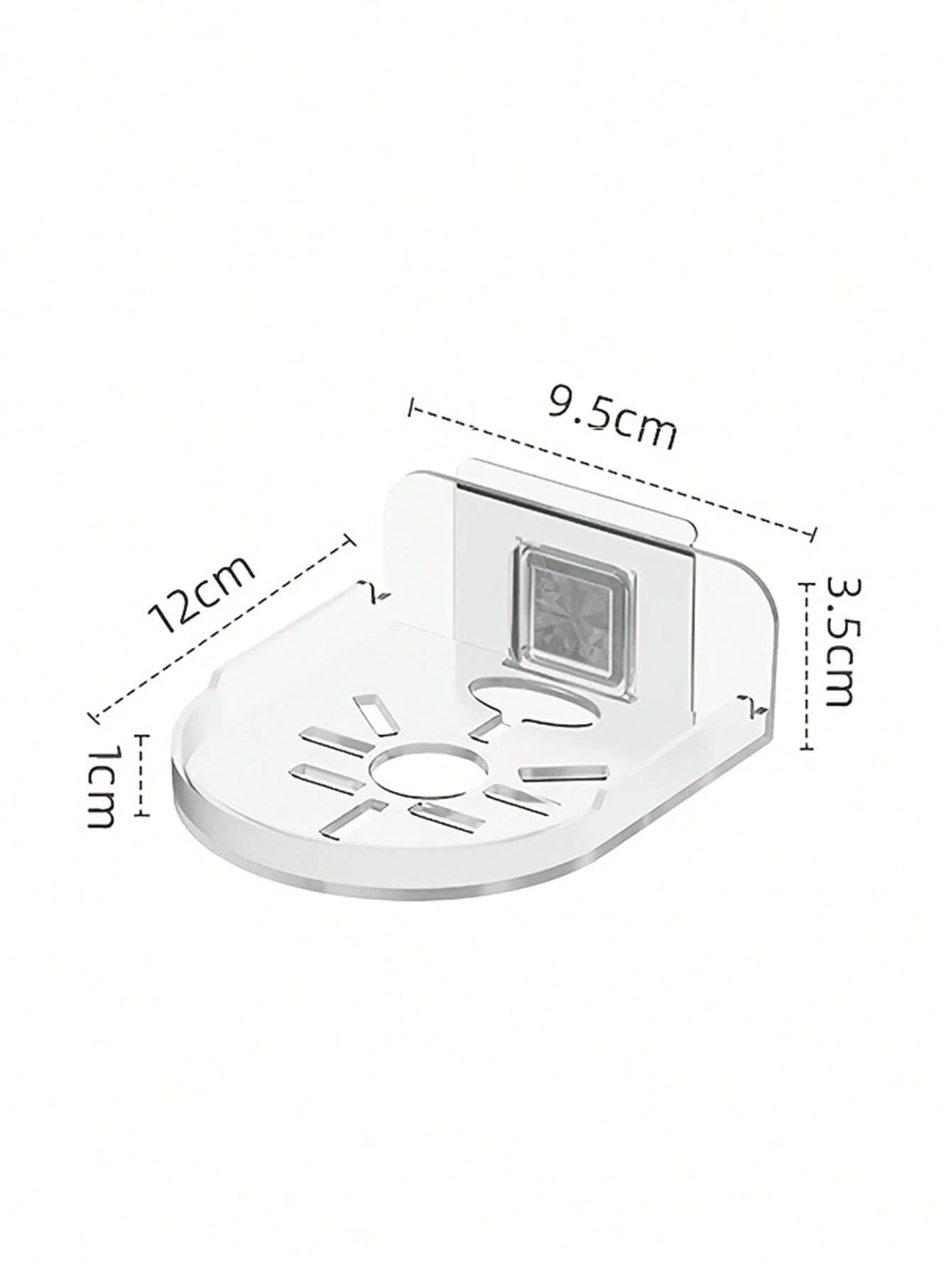 1pc/2pcs No-Drill Camera Wall Mount Bracket, Space-Saving Stable Storage Rack, Suitable For Nursery, Living Room, Kitchen, Indoor And Outdoor Use