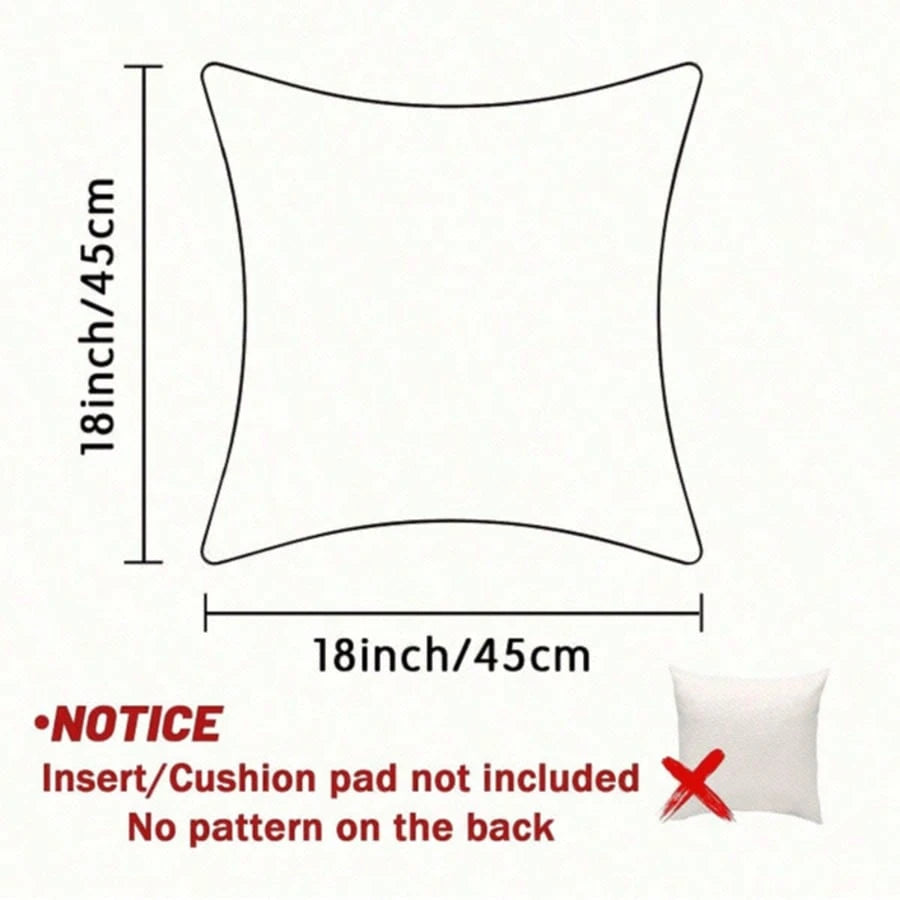 1pc 3D Plush Bat Throw Pillow Cover, Gothic Dark Halloween Witch Theme Decorative Cushion Case, 18" X 18", For Living Room Sofa Bedroom Halloween Decor, Pillow Insert Not Included