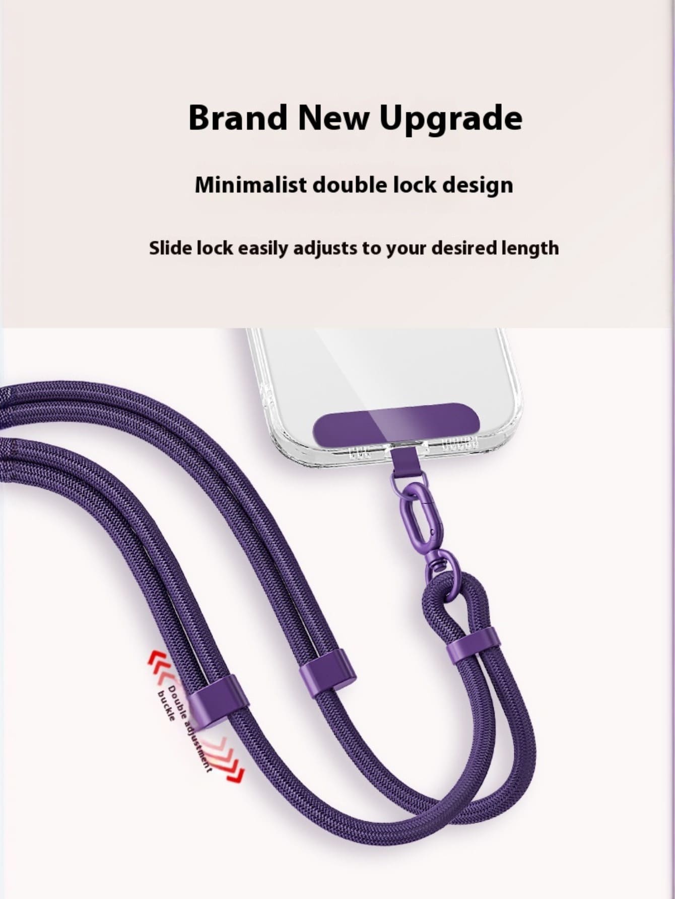 1PC/4pcs Anti-Theft Adjustable Phone Lanyard, Long Crossbody Phone Strap, Universal Smartphone Wristband Pendant Accessory, Anti-Loss Anti-Drop Polyester Braided Phone Decoration, Durable Metal Keyrin