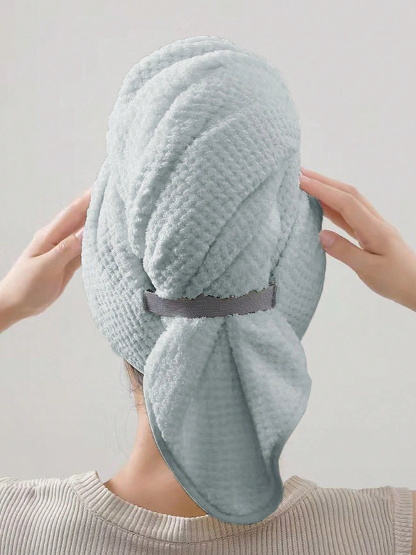 1pc&4pcs Coral Fleece Pineapple Pattern Thickened & Extra Long Hair Drying Cap For Women, Quick-Dry Absorbent Hair Towel Head Wrap With Elastic Band Bath Cap