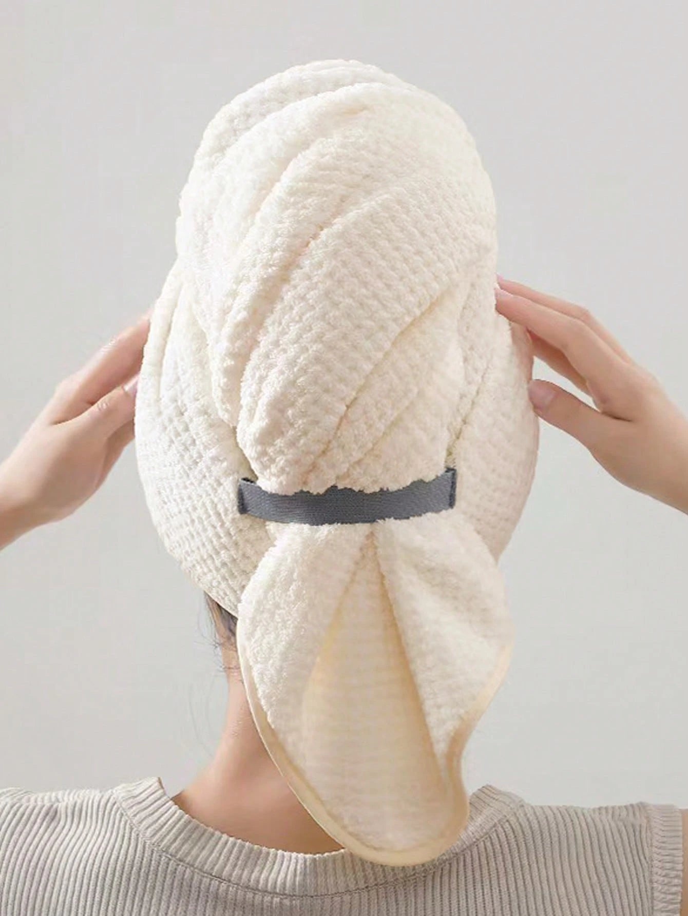 1pc&4pcs Coral Fleece Pineapple Pattern Thickened & Extra Long Hair Drying Cap For Women, Quick-Dry Absorbent Hair Towel Head Wrap With Elastic Band Bath Cap