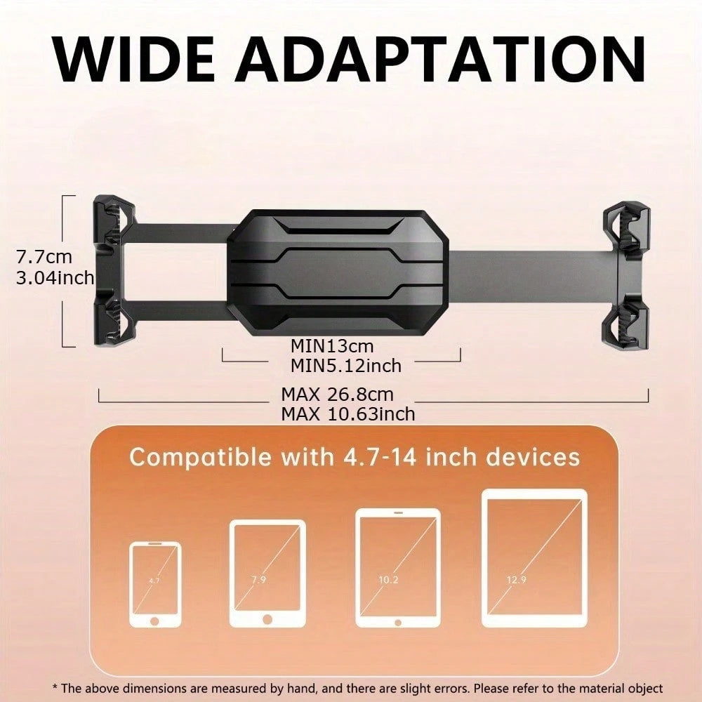 1pc Adjustable ABS Cup Holder Smartphone & Tablet Stand, Car Dashboard & Air Vent Mount, Friendly Design For In-Vehicle Navigation