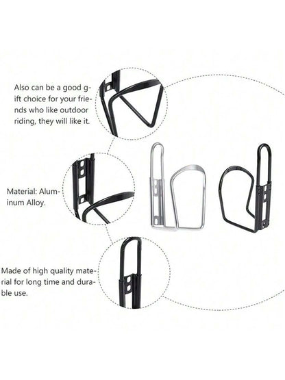 1pc Aluminum Alloy Bicycle Water Bottle Rack Mountain Bike Cup Holder Outdoor Cycling Water Bottle Bracket
