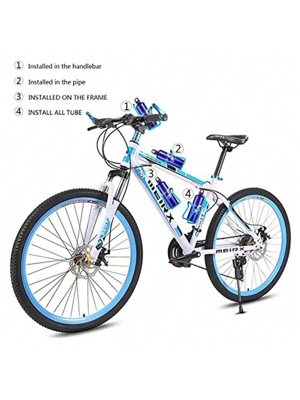 1pc Aluminum Alloy Bicycle Water Bottle Rack Mountain Bike Cup Holder Outdoor Cycling Water Bottle Bracket
