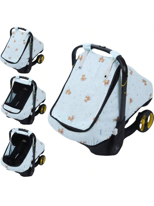1pc Baby Car Seat Cover, Elastic Breathable Multi-Purpose Car Seat Cover For Boys And Girls