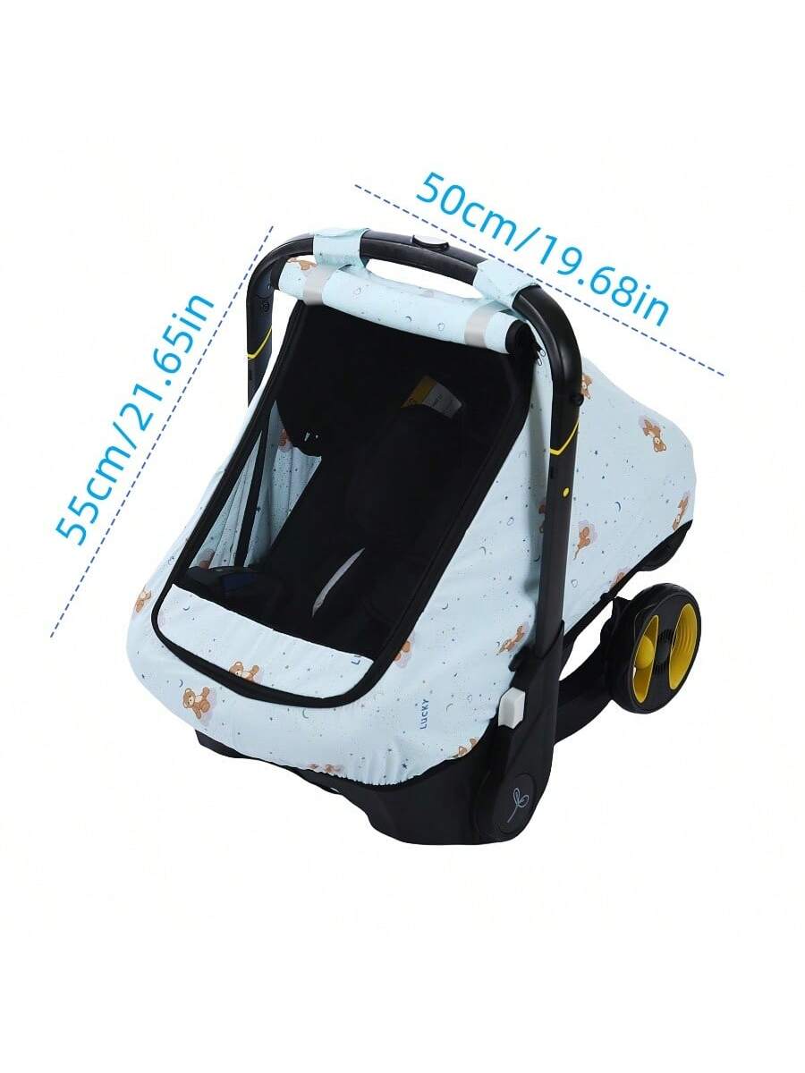 1pc Baby Car Seat Cover, Elastic Breathable Multi-Purpose Car Seat Cover For Boys And Girls