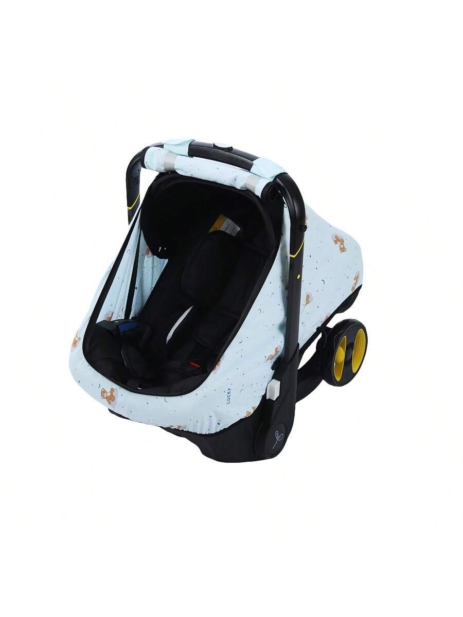 1pc Baby Car Seat Cover, Elastic Breathable Multi-Purpose Car Seat Cover For Boys And Girls