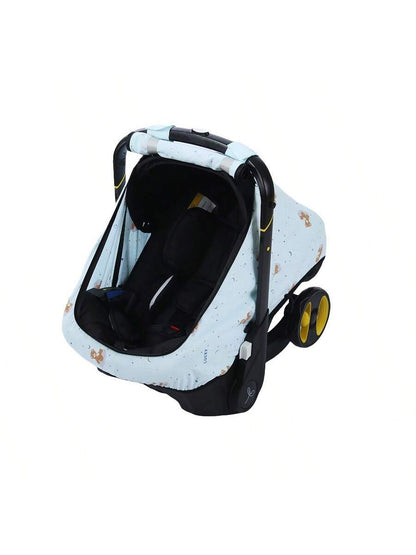 1pc Baby Car Seat Cover, Elastic Breathable Multi-Purpose Car Seat Cover For Boys And Girls