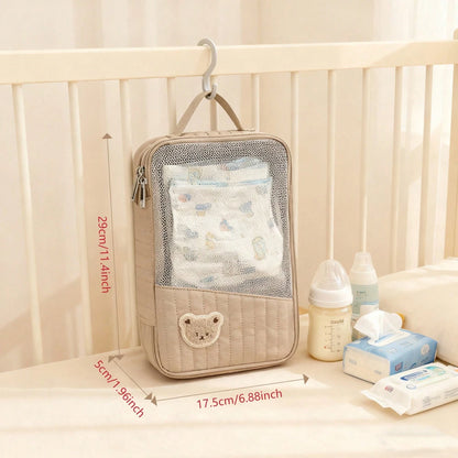 1pc Baby Clothes Storage Bag, Large Capacity Dirty Laundry Organizer, Maternity & Baby Travel Compartment Liner
