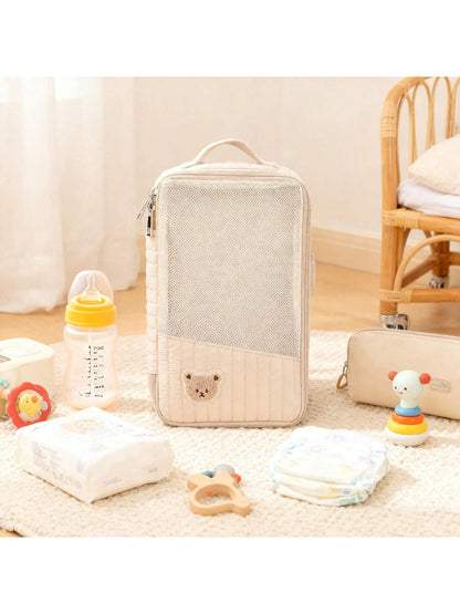 1pc Baby Clothes Storage Bag, Large Capacity Dirty Laundry Organizer, Maternity & Baby Travel Compartment Liner