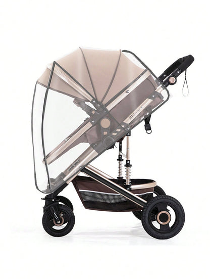 1pc Baby Stroller Rain Cover, Child Windshield Protector, Infant Umbrella Stroller Rain Poncho